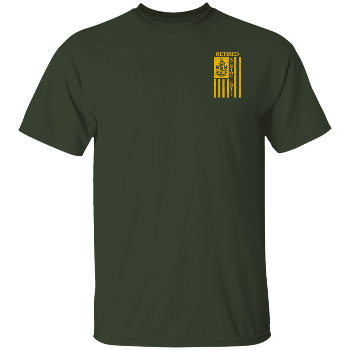 Retired Senior Chief Flag FB T-Shirt