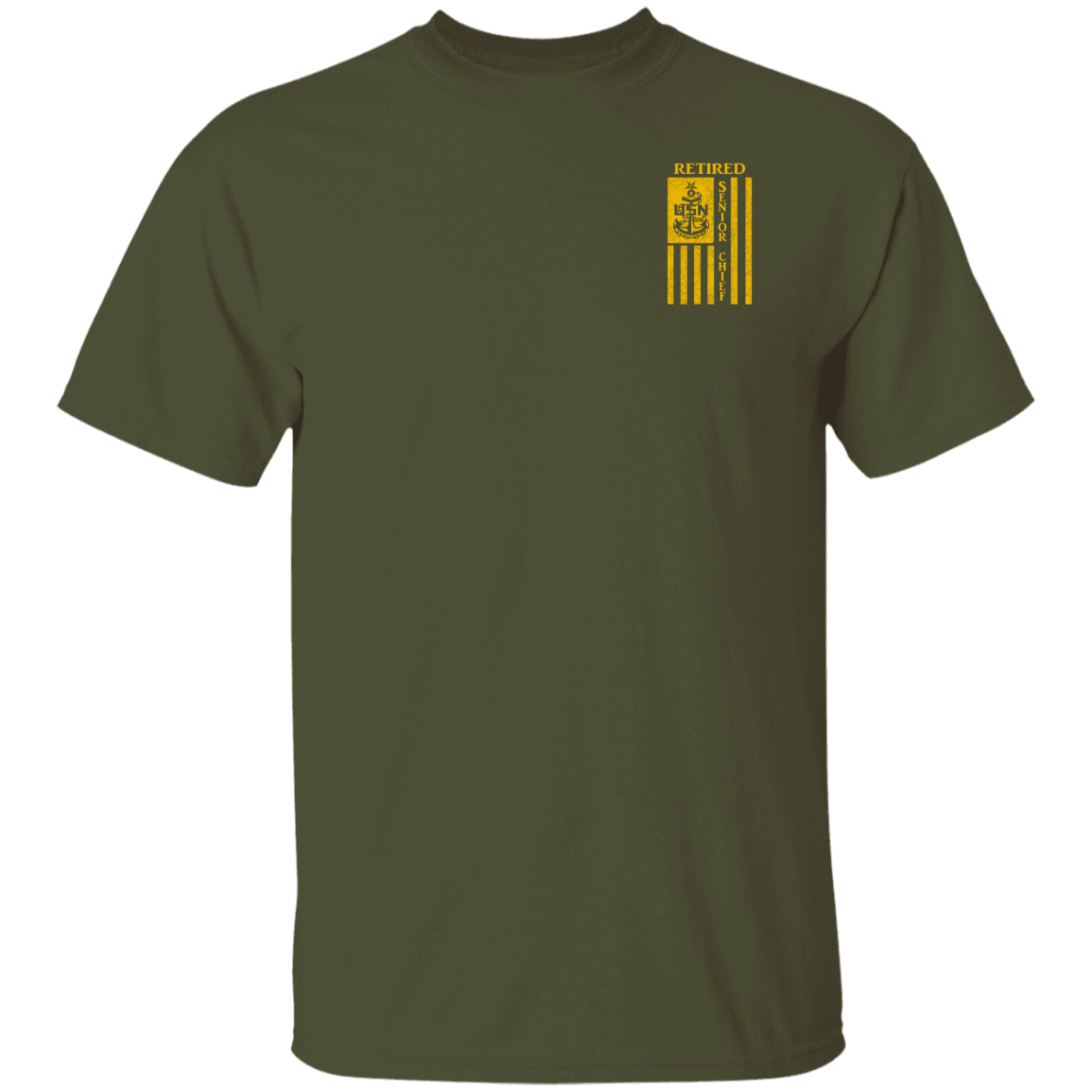 Retired Senior Chief Flag FB T-Shirt