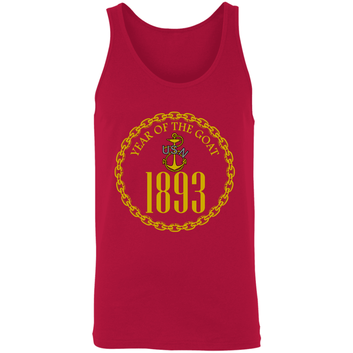 Year of the Goat Gold Unisex Tank