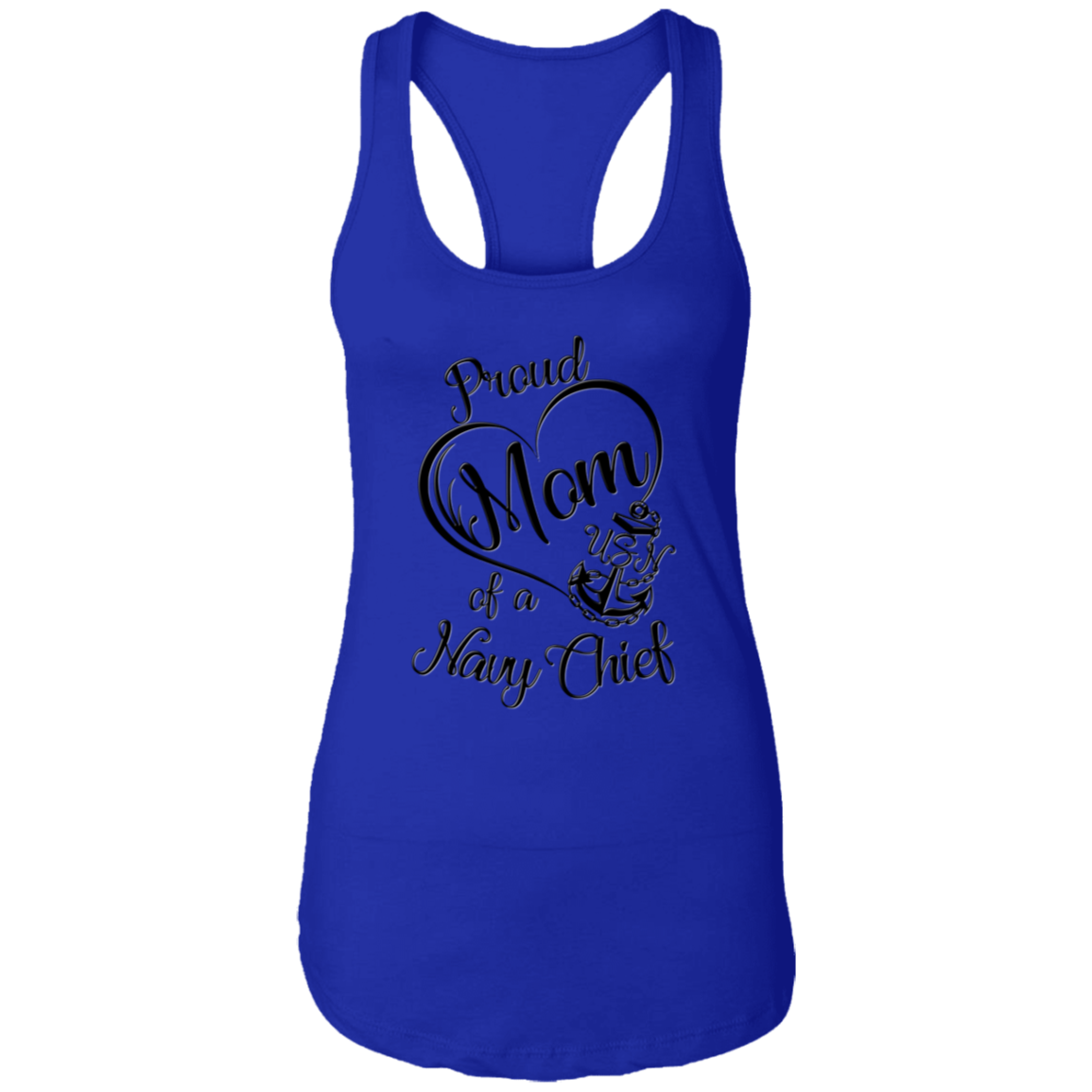 Proud Mom V2 Ladies Racerback Tank