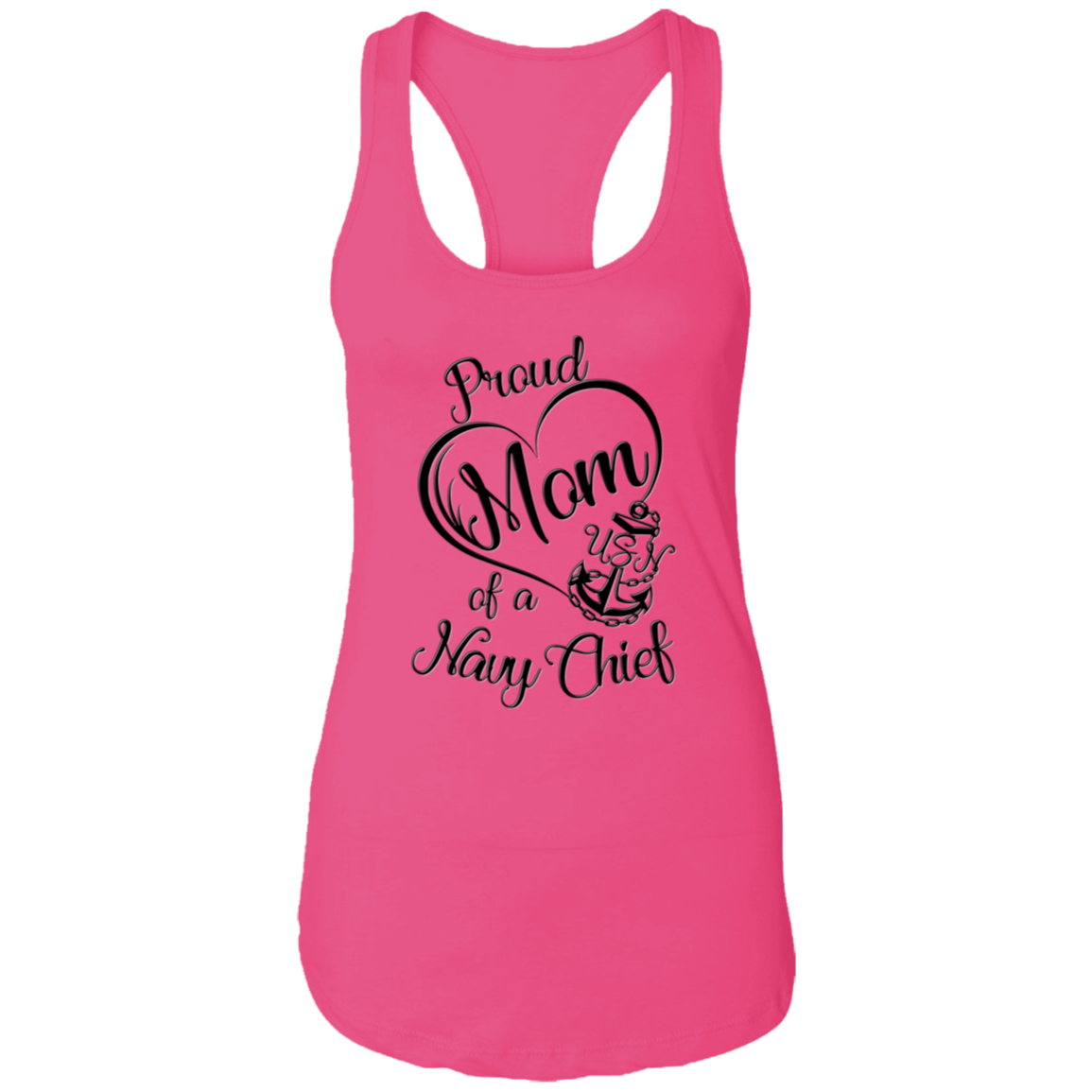 Proud Mom V2 Ladies Racerback Tank