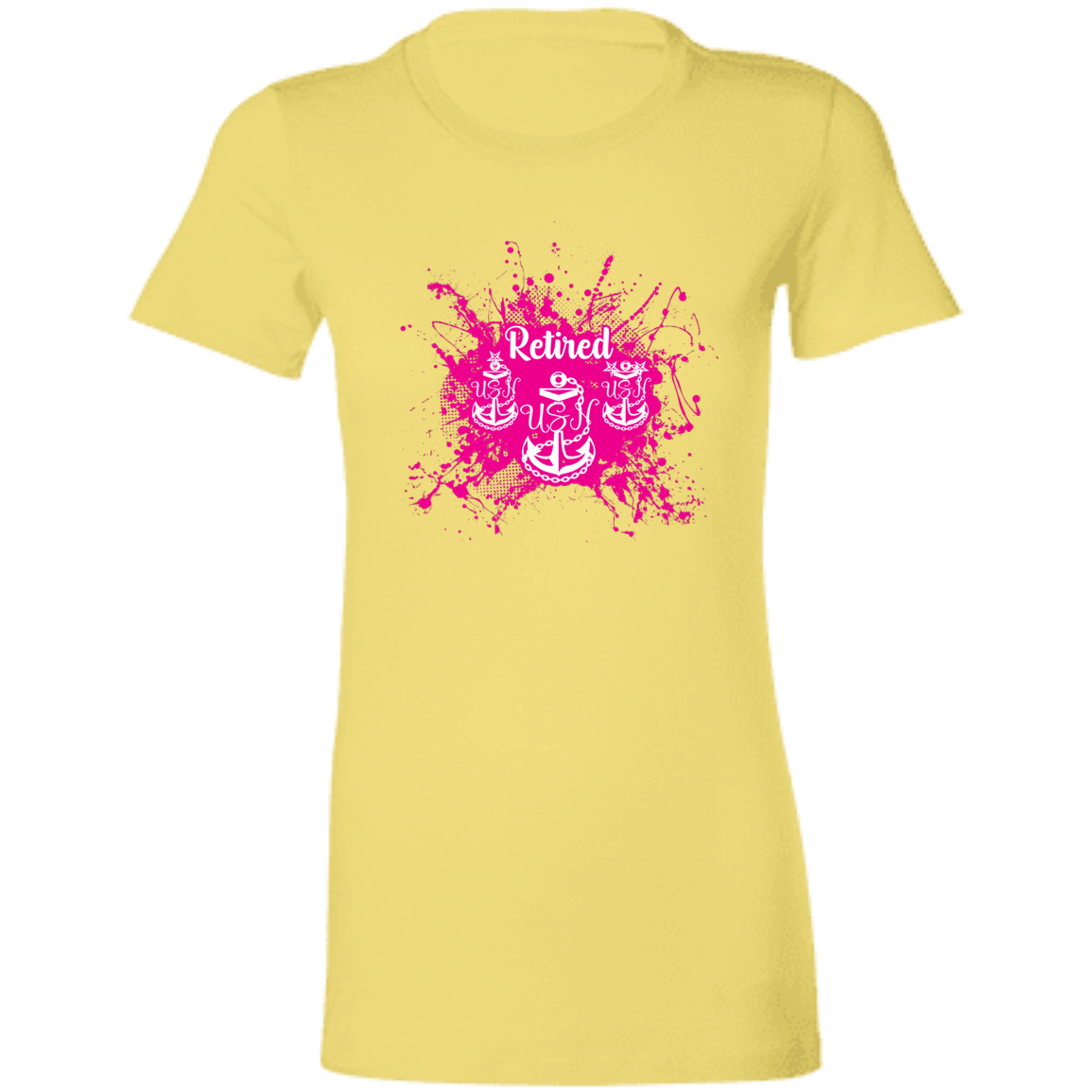 Retired Chief Pink Paint Ladies' Favorite T-Shirt