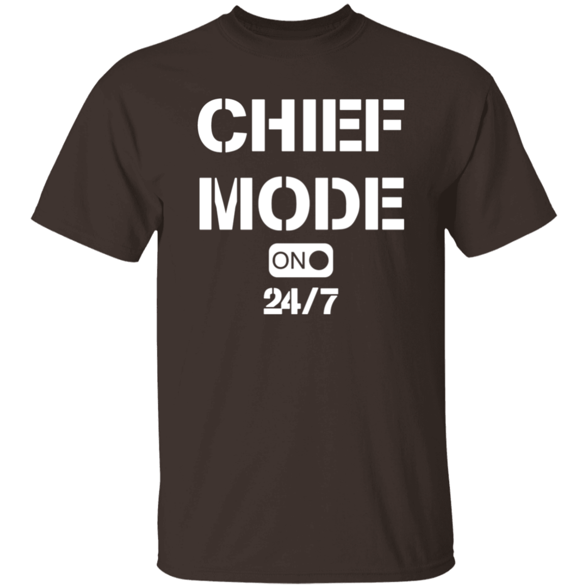 Chief Mode White 5.3 oz. T-Shirt