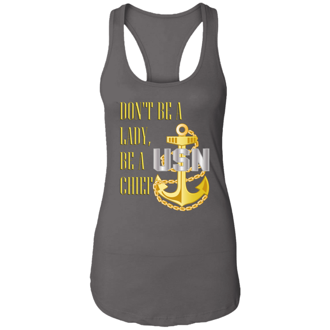 Be A Chief Ladies Racerback Tank