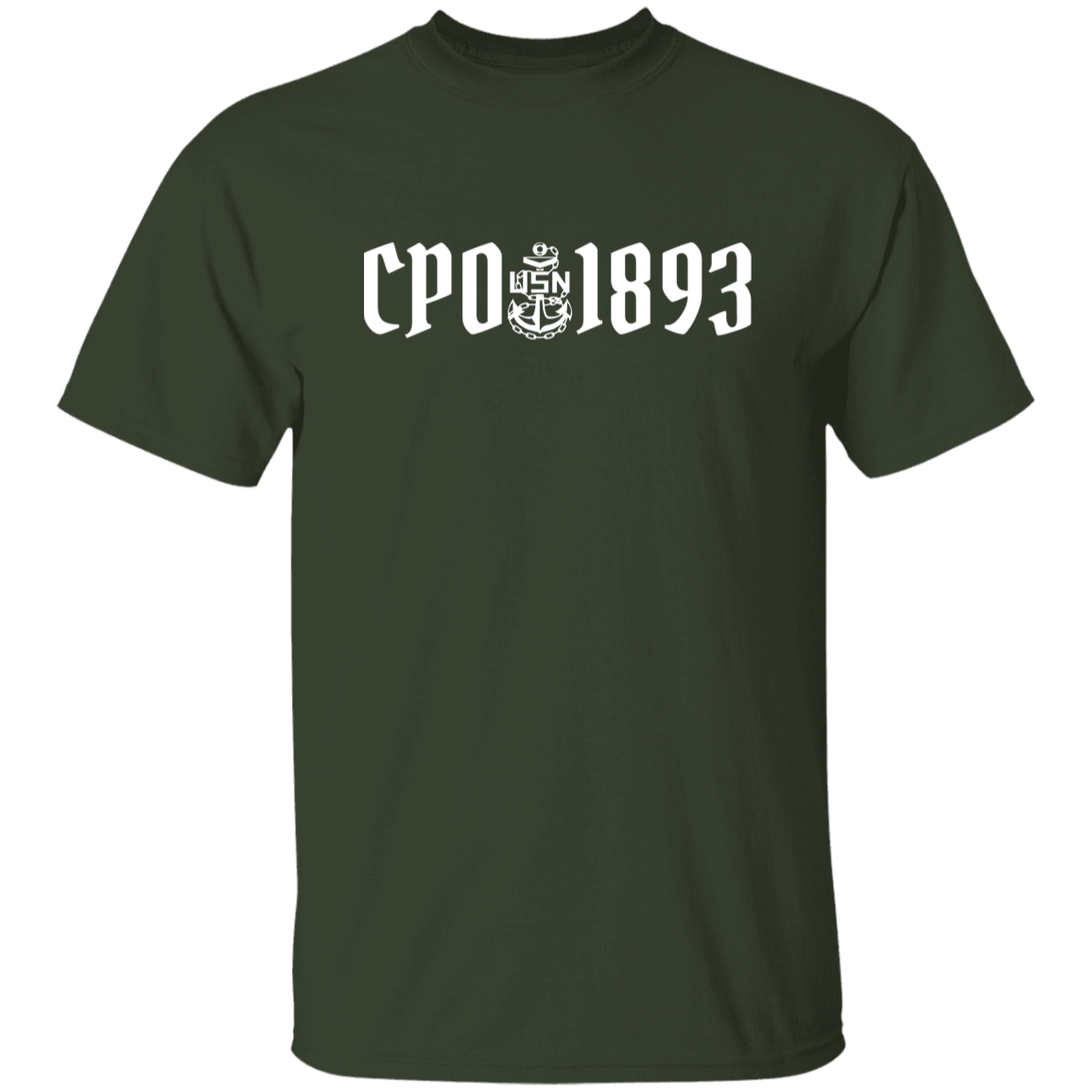 CPO 1893 White 5.3 oz. T-Shirt