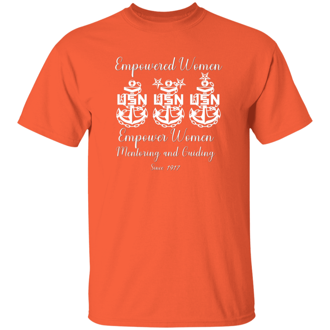 Empowered Women White Design 5.3 oz. T-Shirt