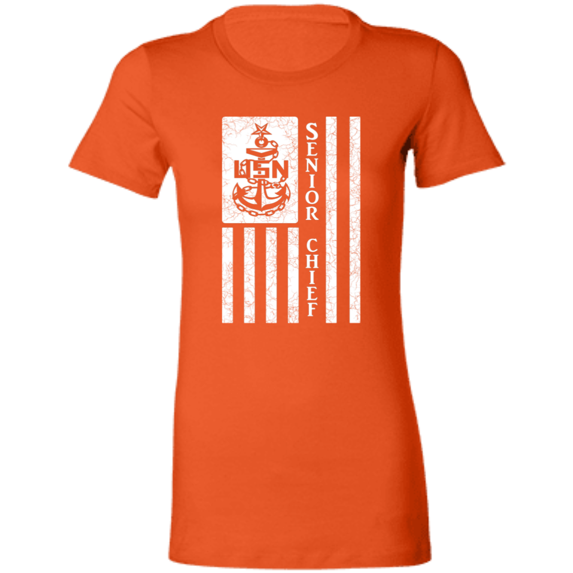 Senior Chief Flag White Ladies' Favorite T-Shirt