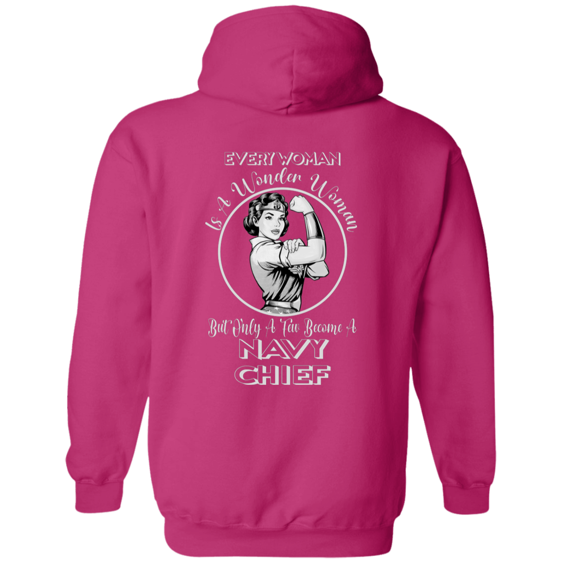 Every Wonder Woman BW Pullover Hoodie