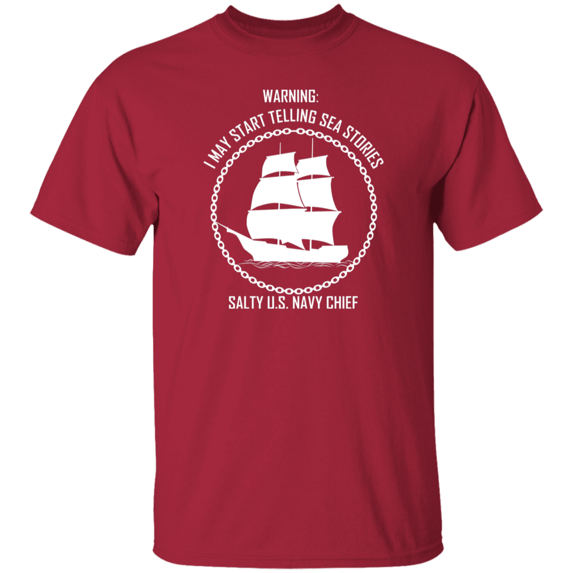 Salty Sea Story White 5.3 oz. T-Shirt