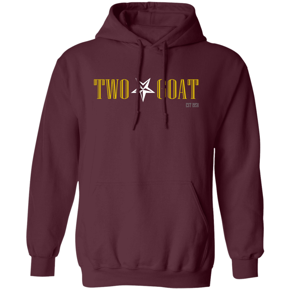 Two Star Goat Gold Pullover Hoodie