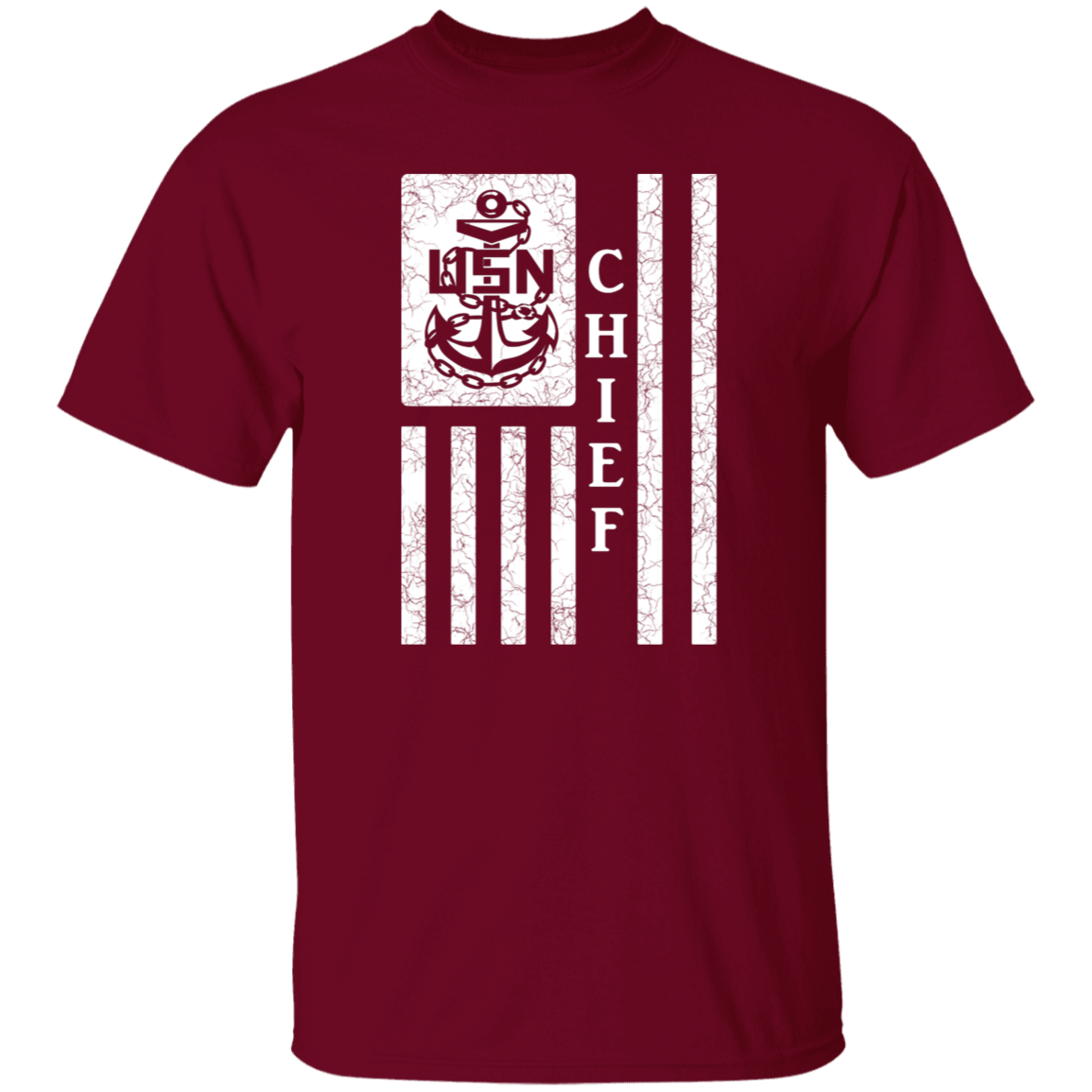 Chief Flag White 5.3 oz. T-Shirt