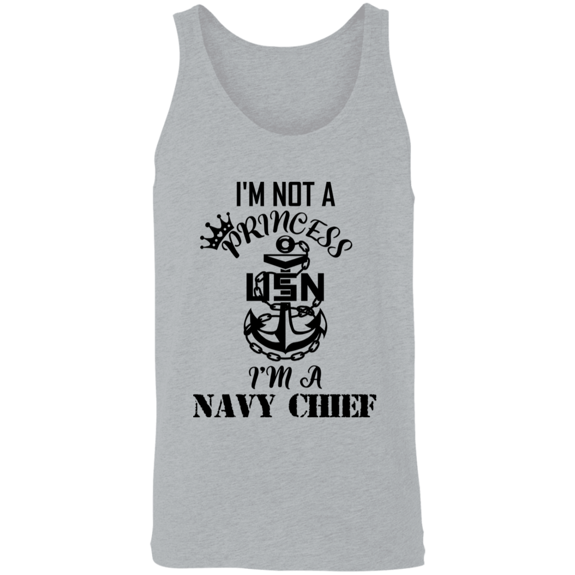 I'm not a Princess Unisex Tank