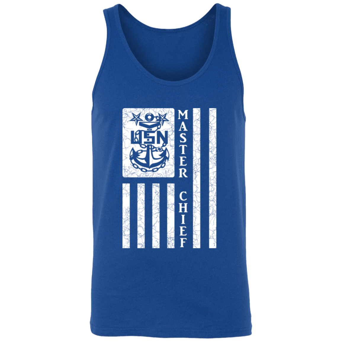 Master Chief Flag White Unisex Tank