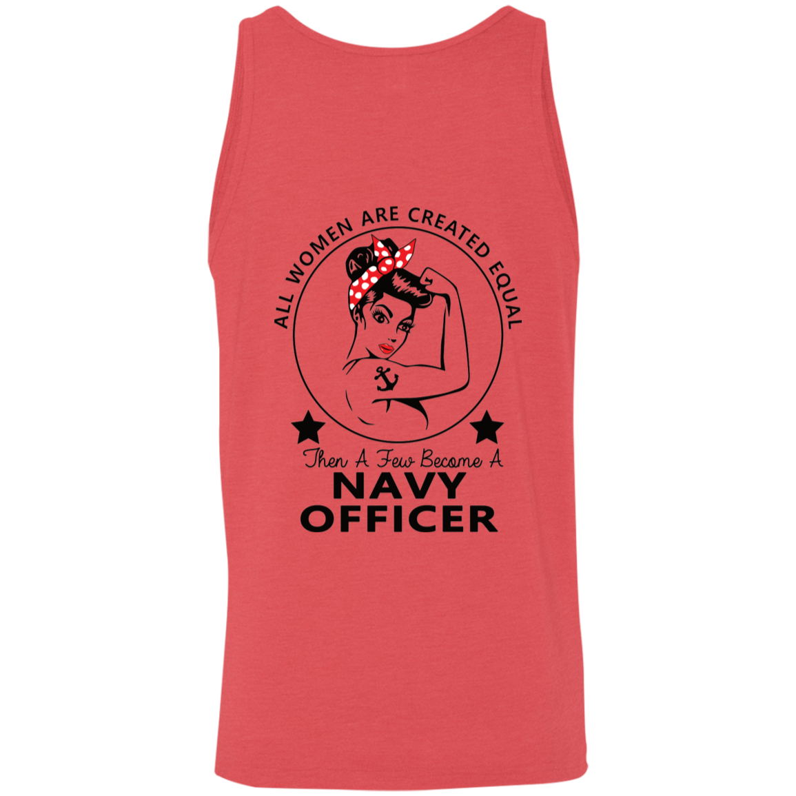 Navy Girl Officer FB Unisex Tank