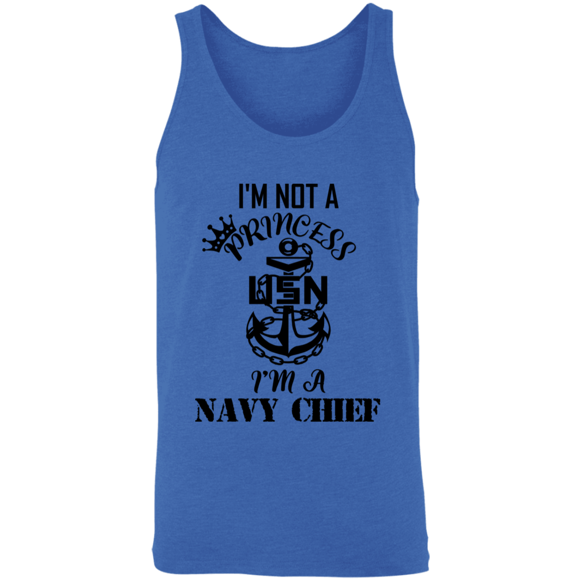 I'm not a Princess Unisex Tank