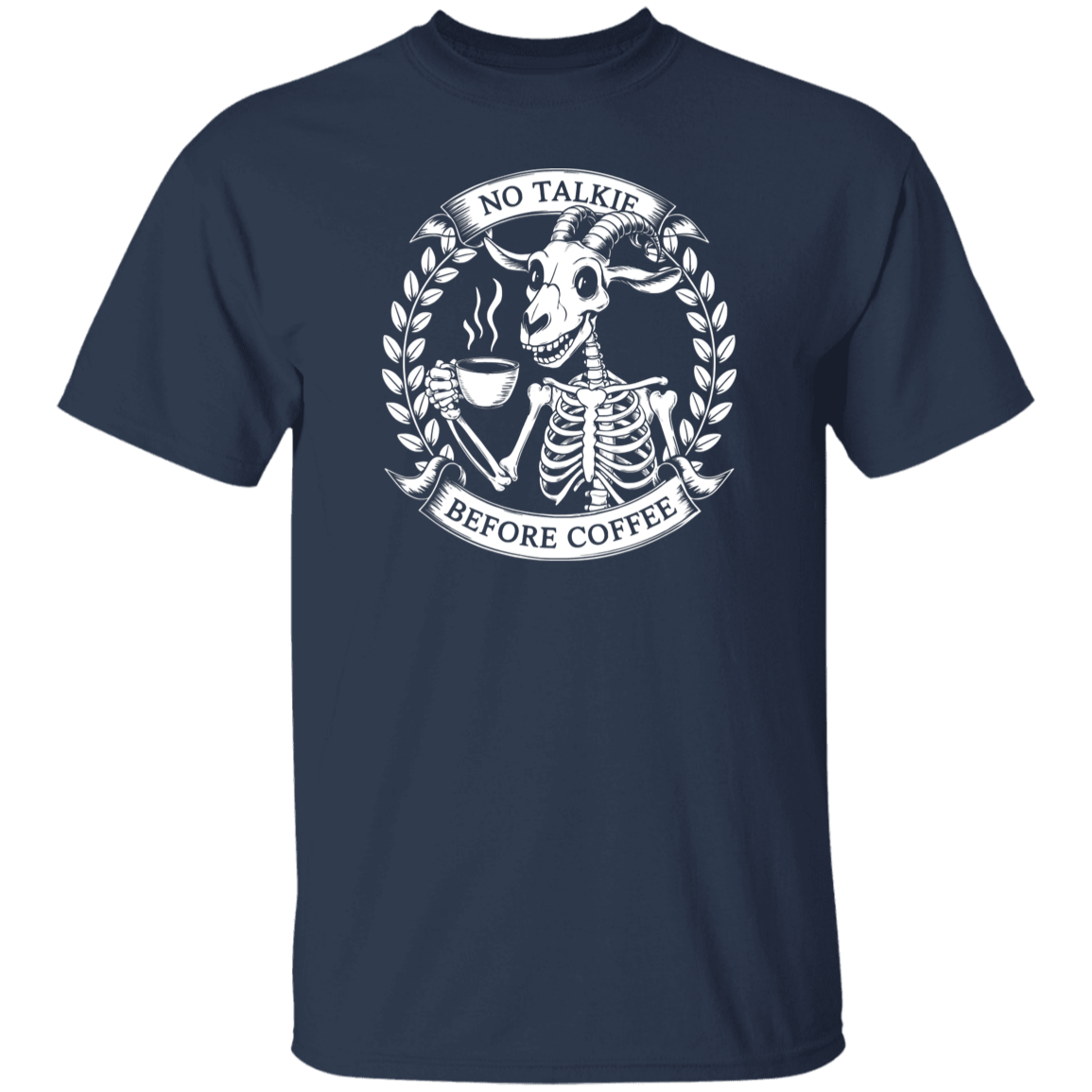 No Talkie Before Coffee 5.3 oz. T-Shirt