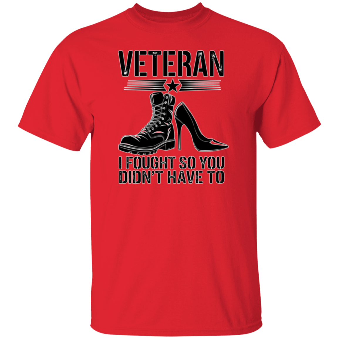 Veteran I Fought 5.3 oz. T-Shirt