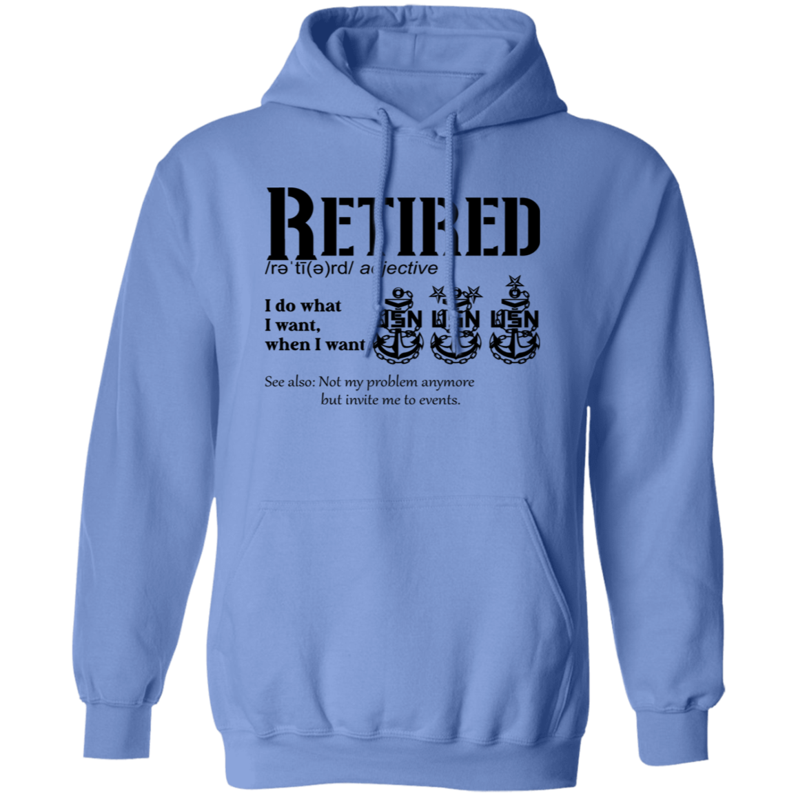 Retired Definition Pullover Hoodie