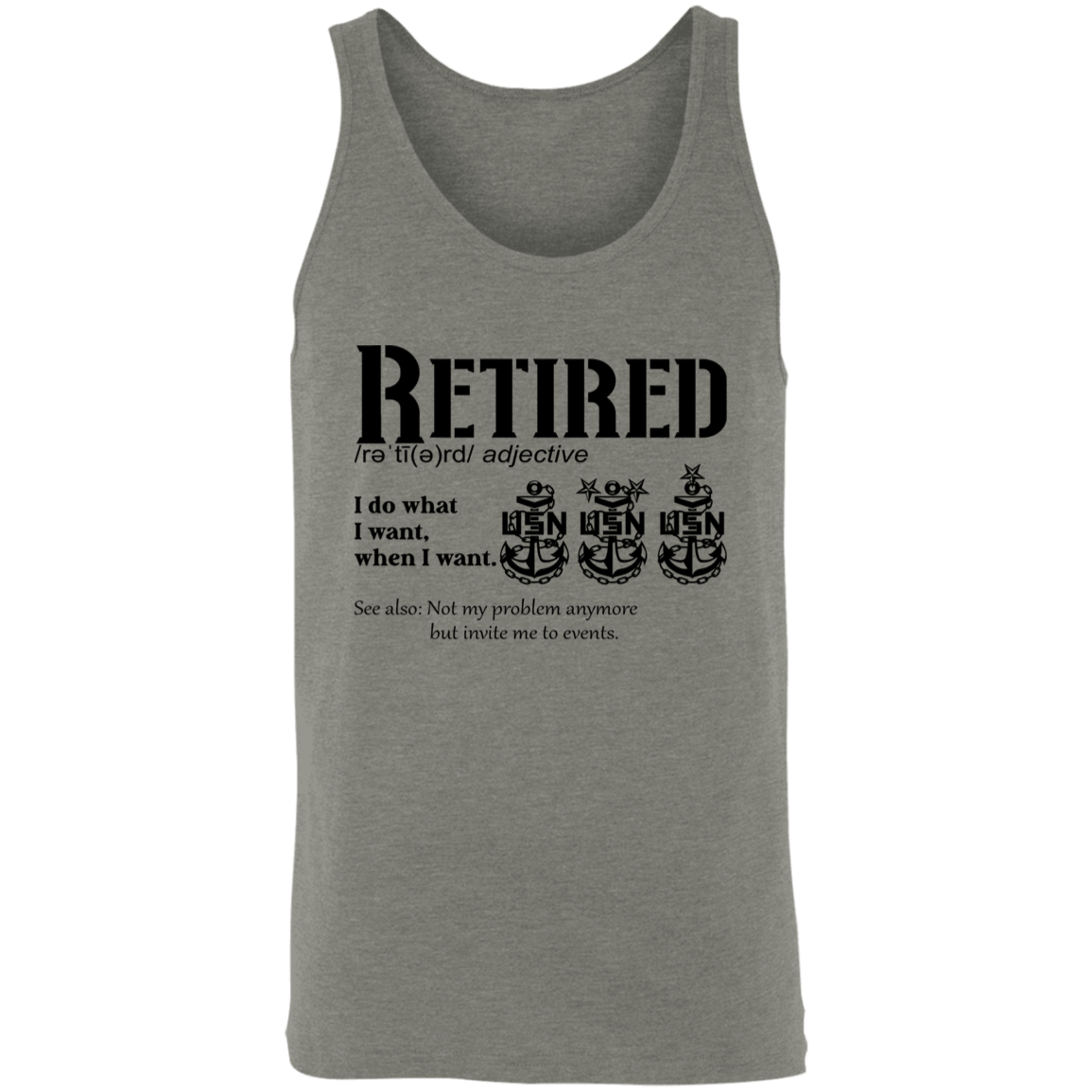 Retired Definition Unisex Tank
