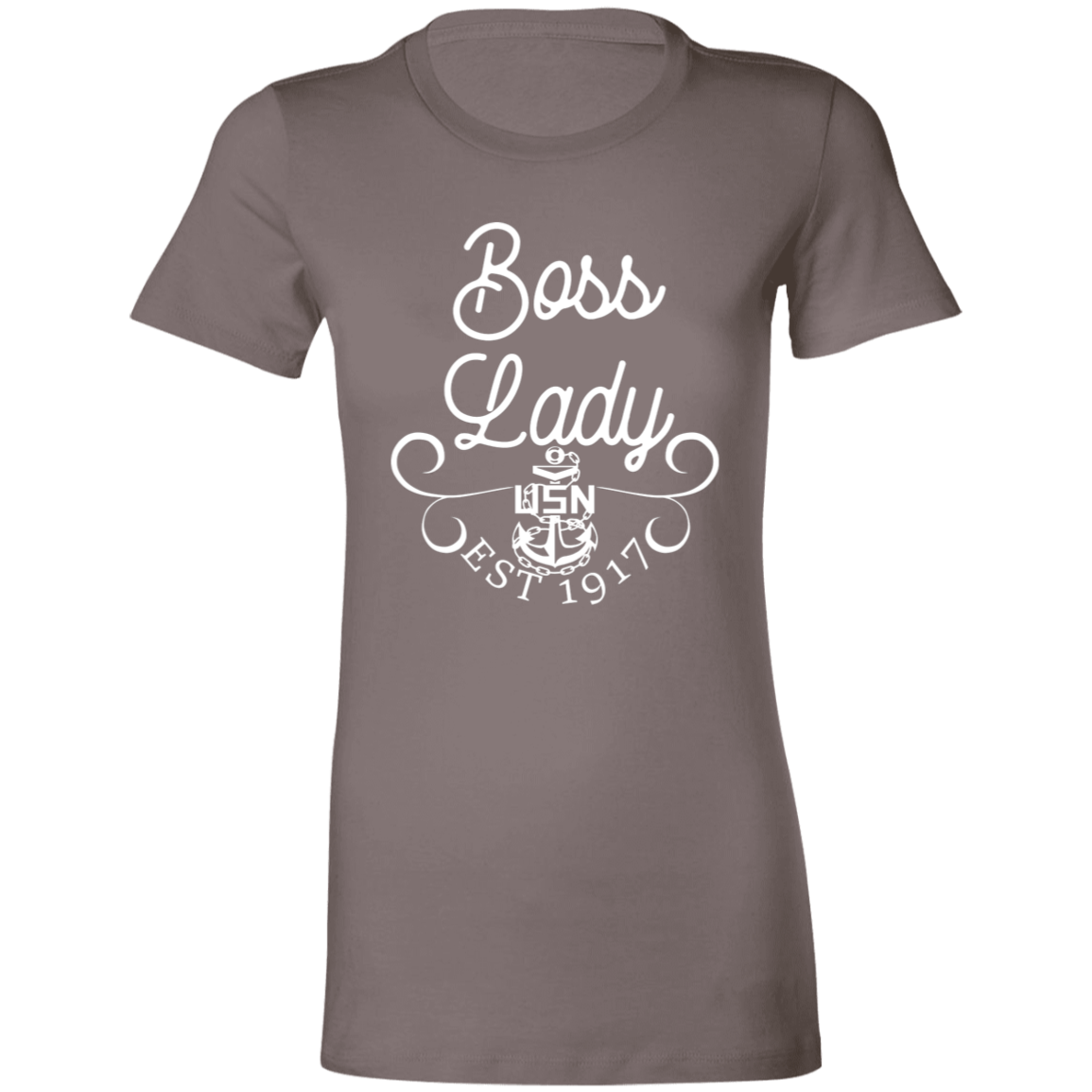 Boss Lady White Design Ladies' Favorite T-Shirt