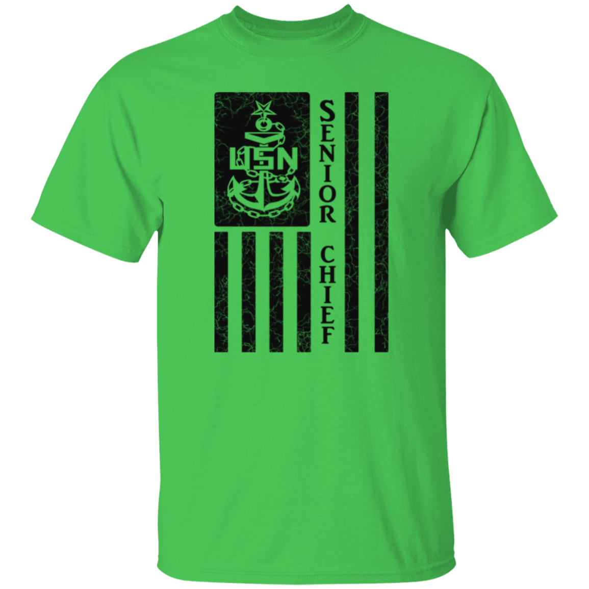 Senior Chief Flag 5.3 oz. T-Shirt