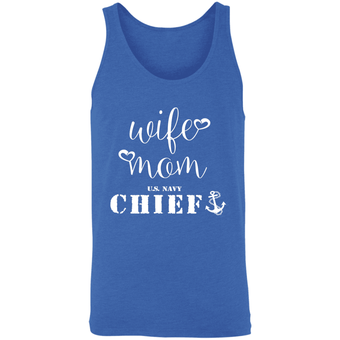 WMC White Unisex Tank