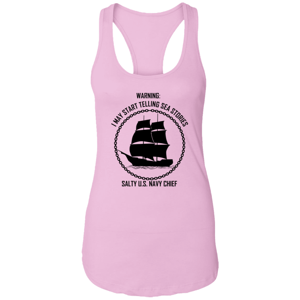 Salty Sea Story Ladies Racerback Tank