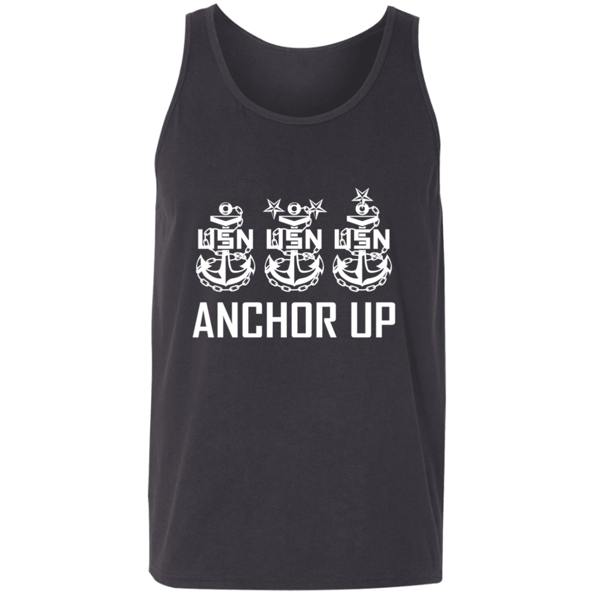 Anchor Up White Design Unisex Tank