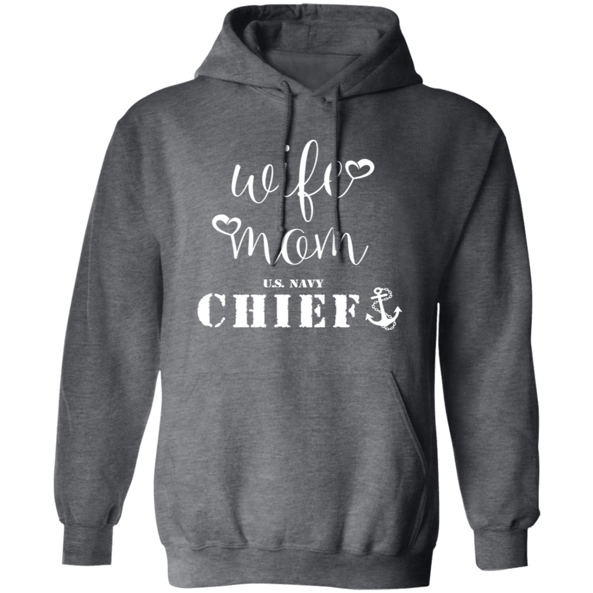 WMC White Pullover Hoodie
