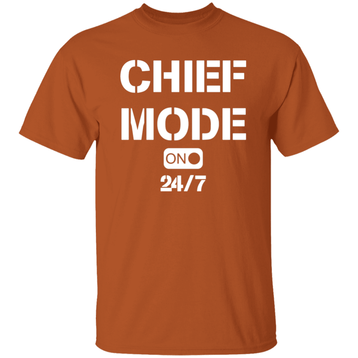 Chief Mode White 5.3 oz. T-Shirt