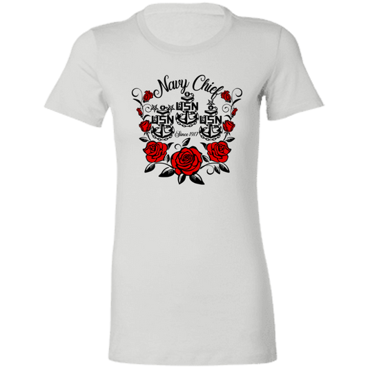 Navy Chief Rose Ladies' Favorite T-Shirt