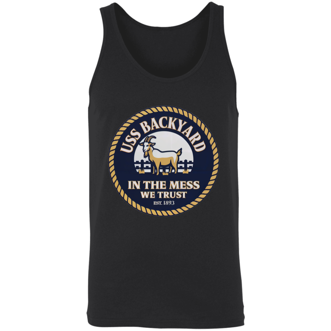 USS Backyard Unisex Tank
