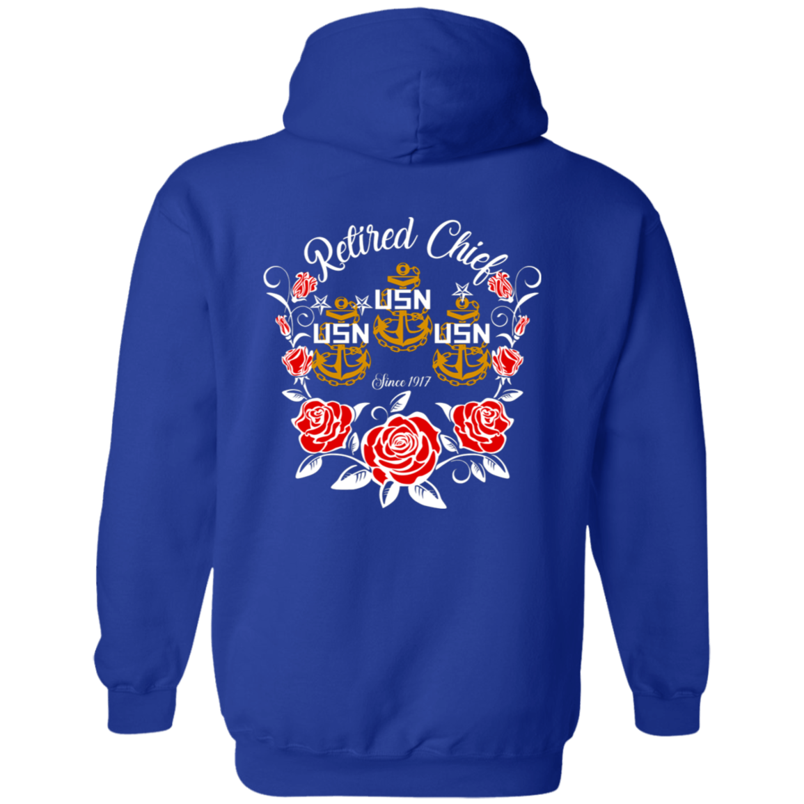 Retired Chief Rose FB Pullover Hoodie