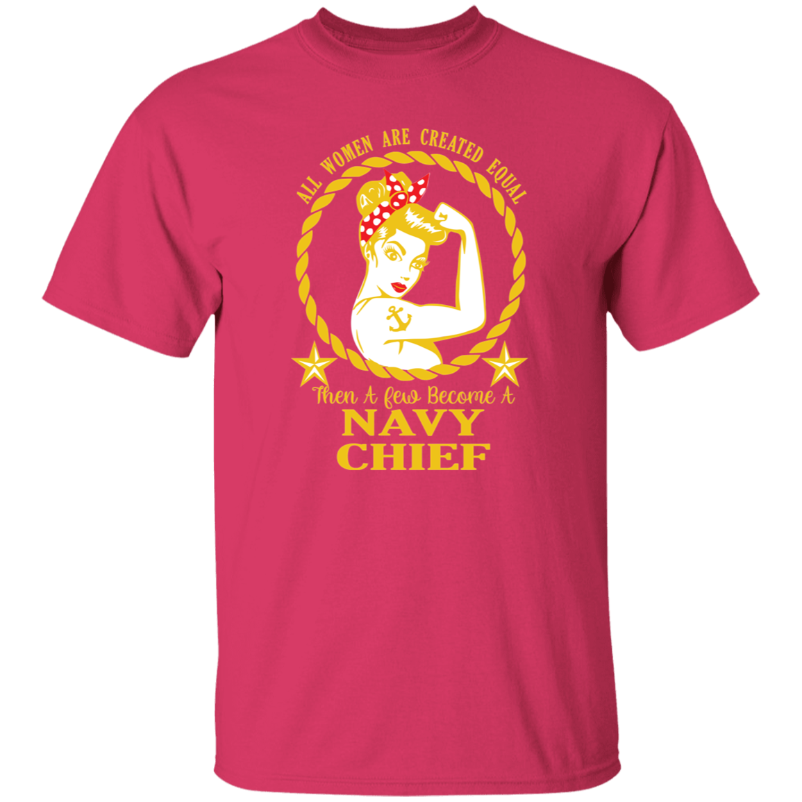 Navy Girl V2 5.3 oz. T-Shirt
