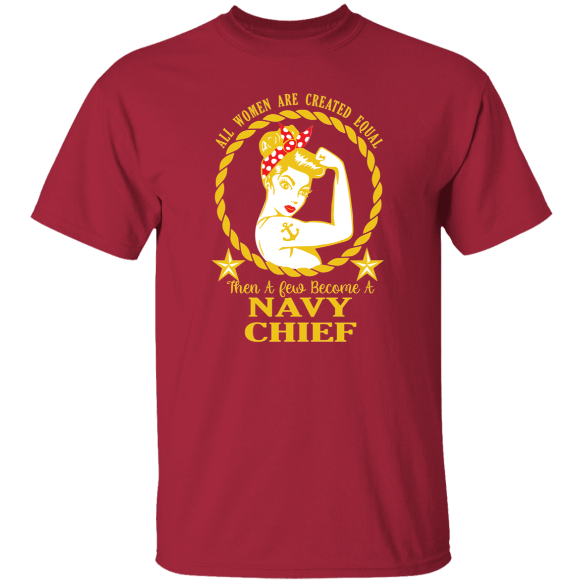 Navy Girl V2 5.3 oz. T-Shirt