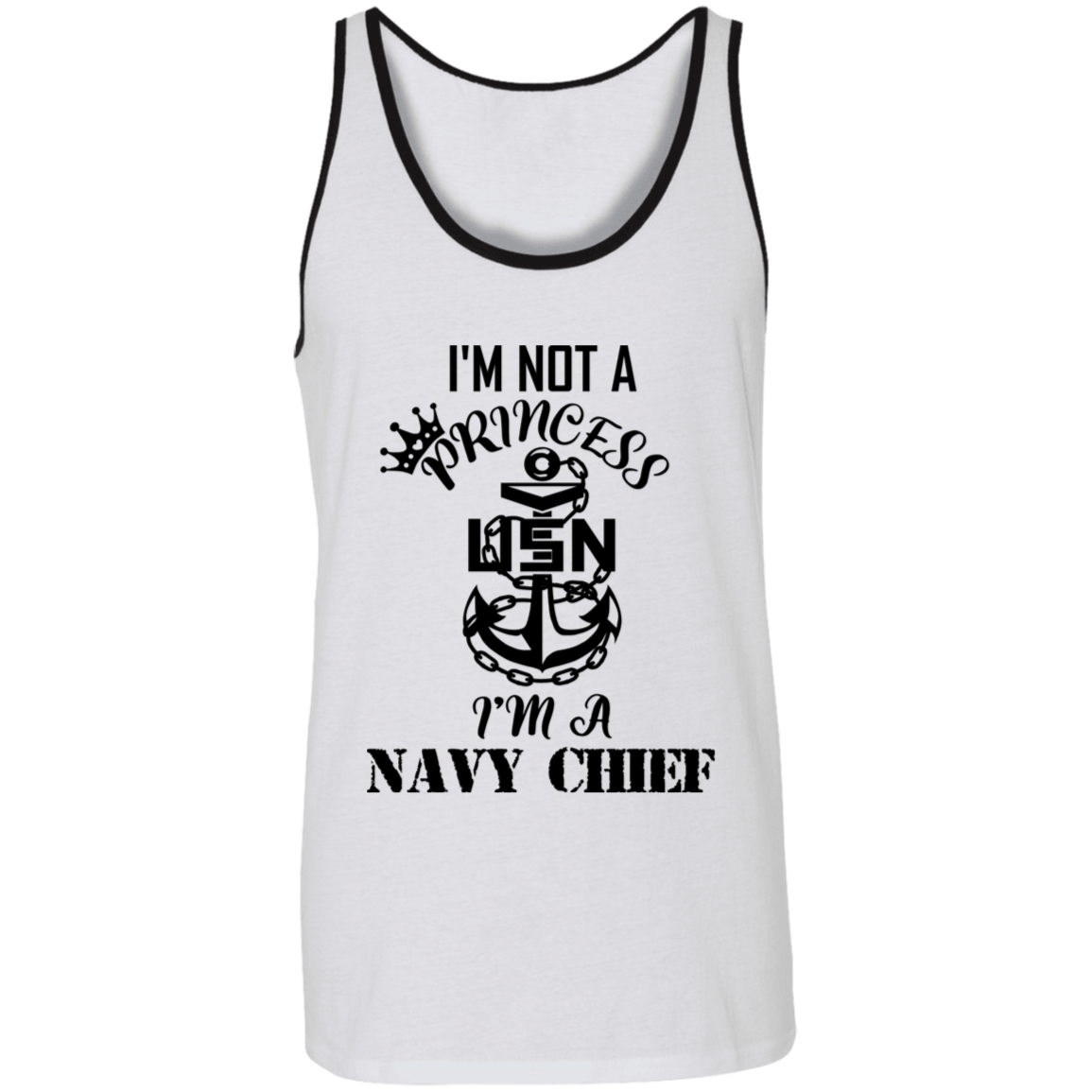 I'm not a Princess Unisex Tank