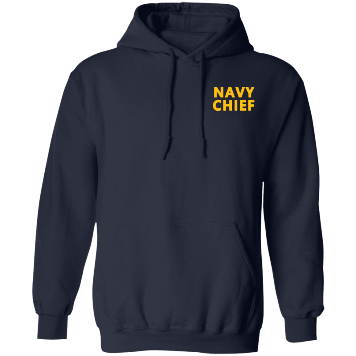 Navy Girl Front and Back Pullover Hoodie