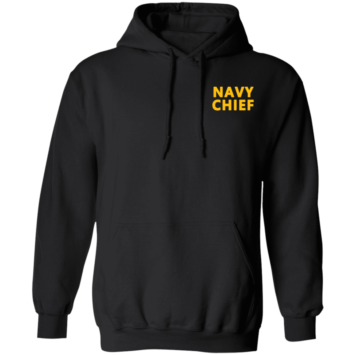 Navy Girl Front and Back Pullover Hoodie