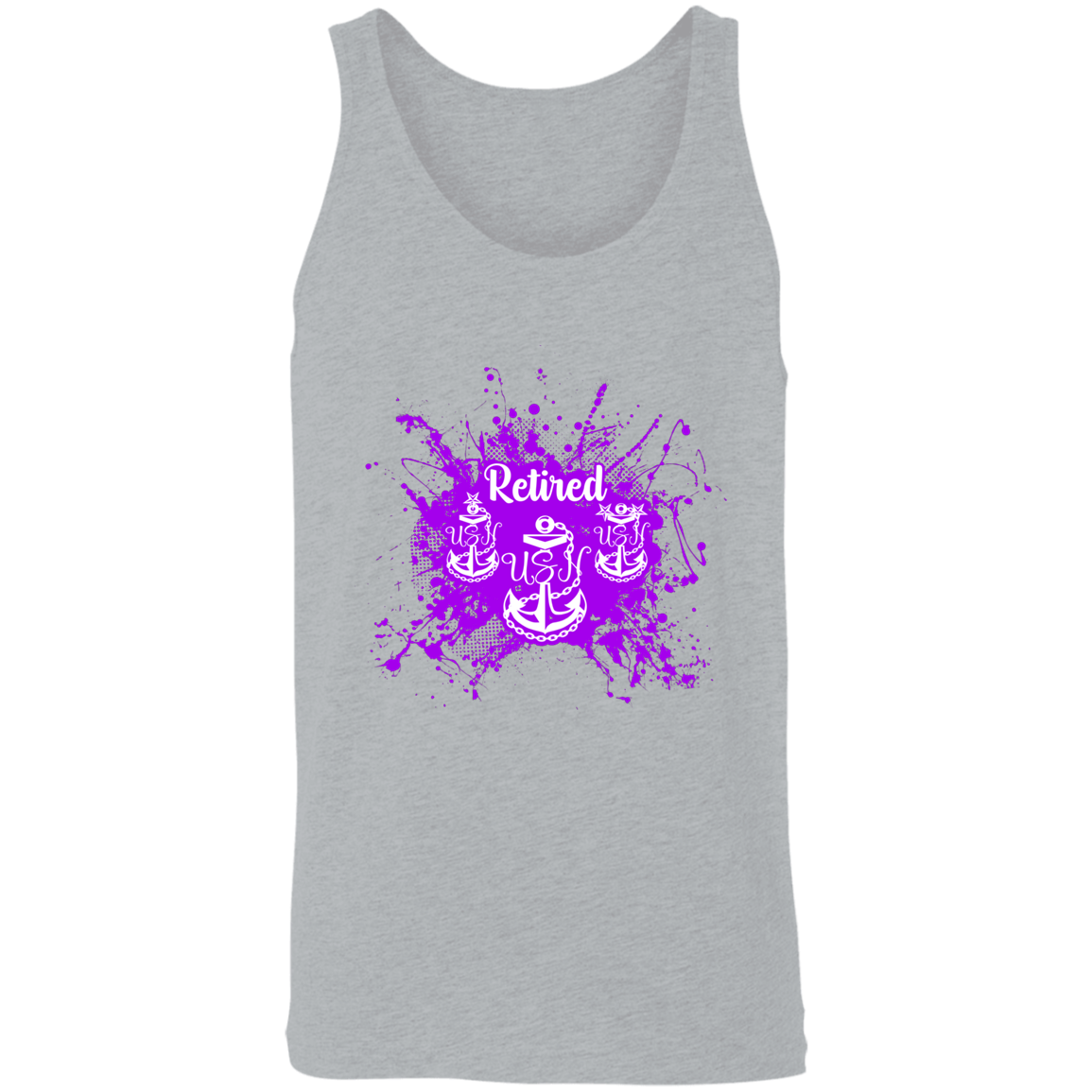 Retired Chief Purple Paint Unisex Tank