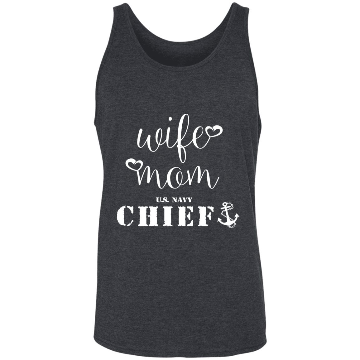 WMC White Unisex Tank