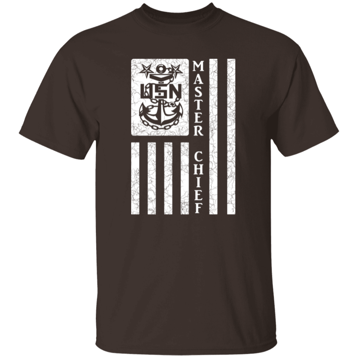 Master Chief Flag White 5.3 oz. T-Shirt