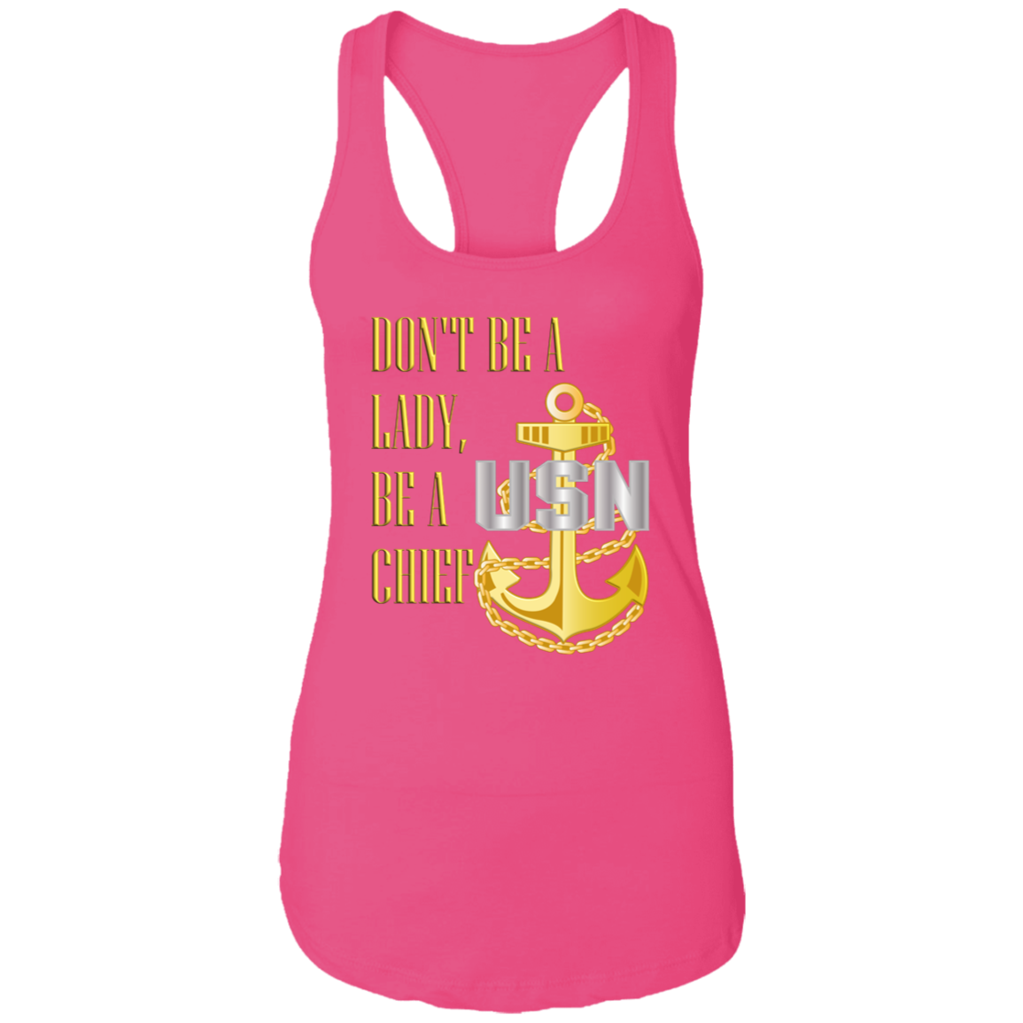 Be A Chief Ladies Racerback Tank