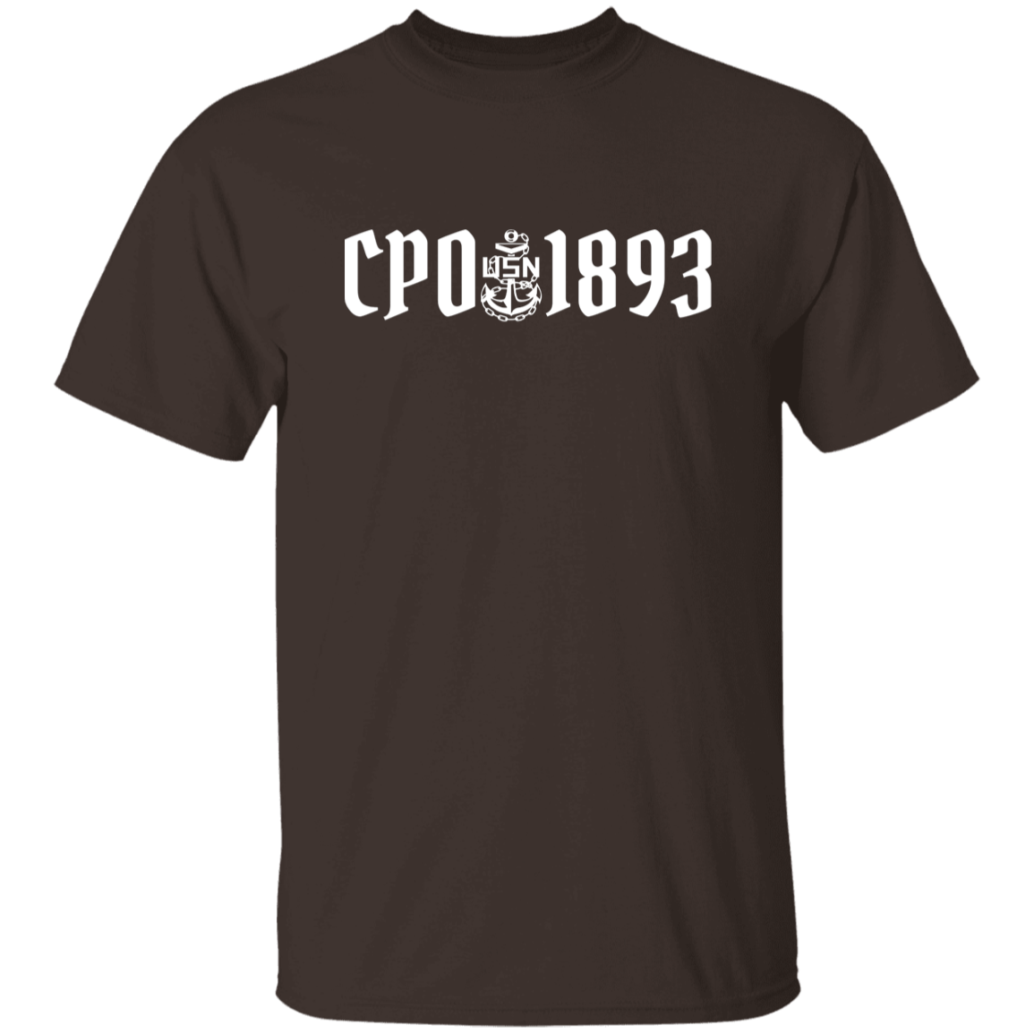 CPO 1893 White 5.3 oz. T-Shirt