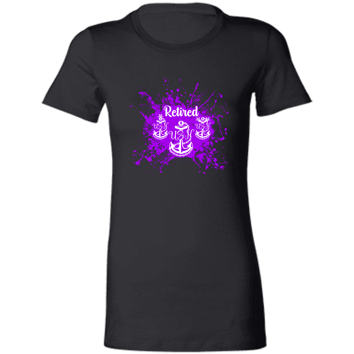 Retired Chief Purple Paint Ladies' Favorite T-Shirt