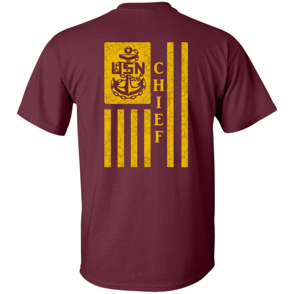 Chief Flag Front and Back 5.3 oz. T-Shirt