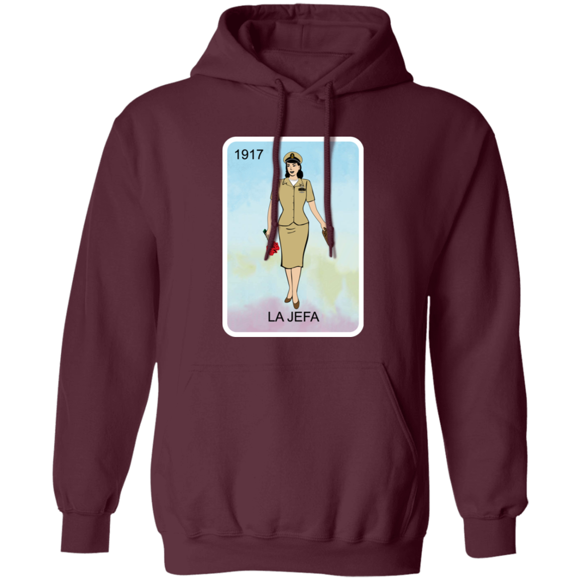 La Jefa Brown Shoe Pullover Hoodie