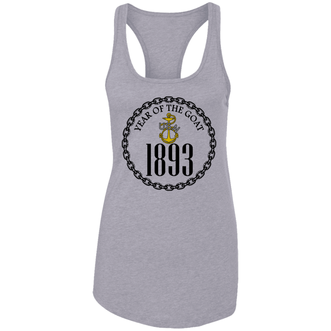 Year of the Goat Ladies Racerback Tank