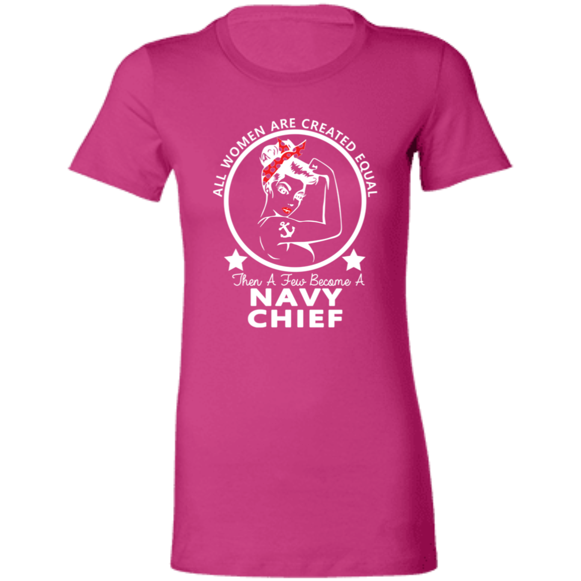 Navy Girl Chief White Ladies' Favorite T-Shirt