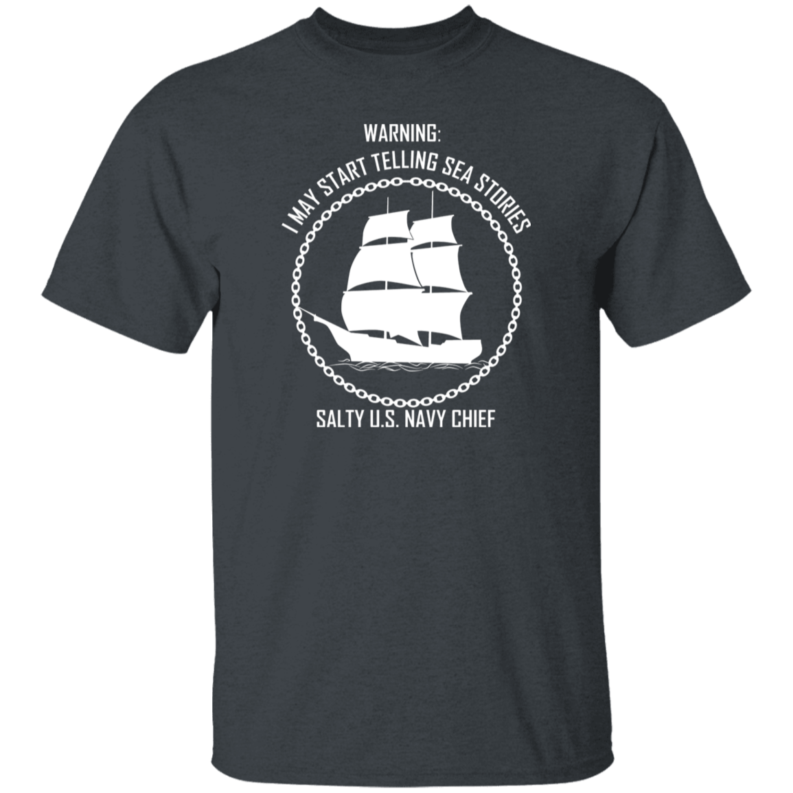 Salty Sea Story White 5.3 oz. T-Shirt