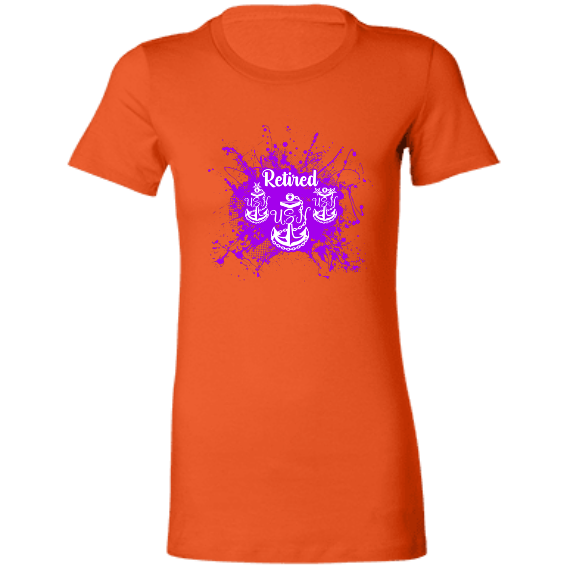 Retired Chief Purple Paint Ladies' Favorite T-Shirt